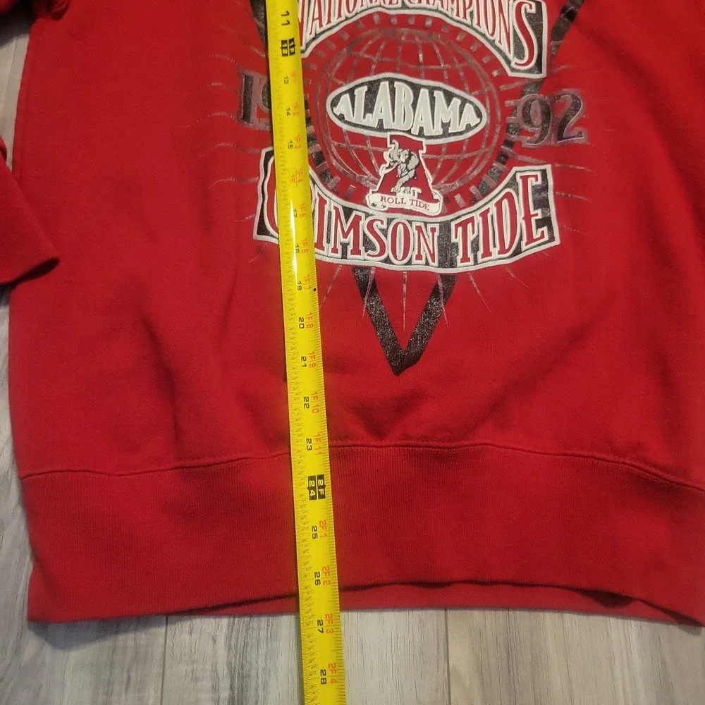 Vintage 90s Alabama Crimson Tide Crewneck Sweatshirt Mens Medium Nutmeg USA Made